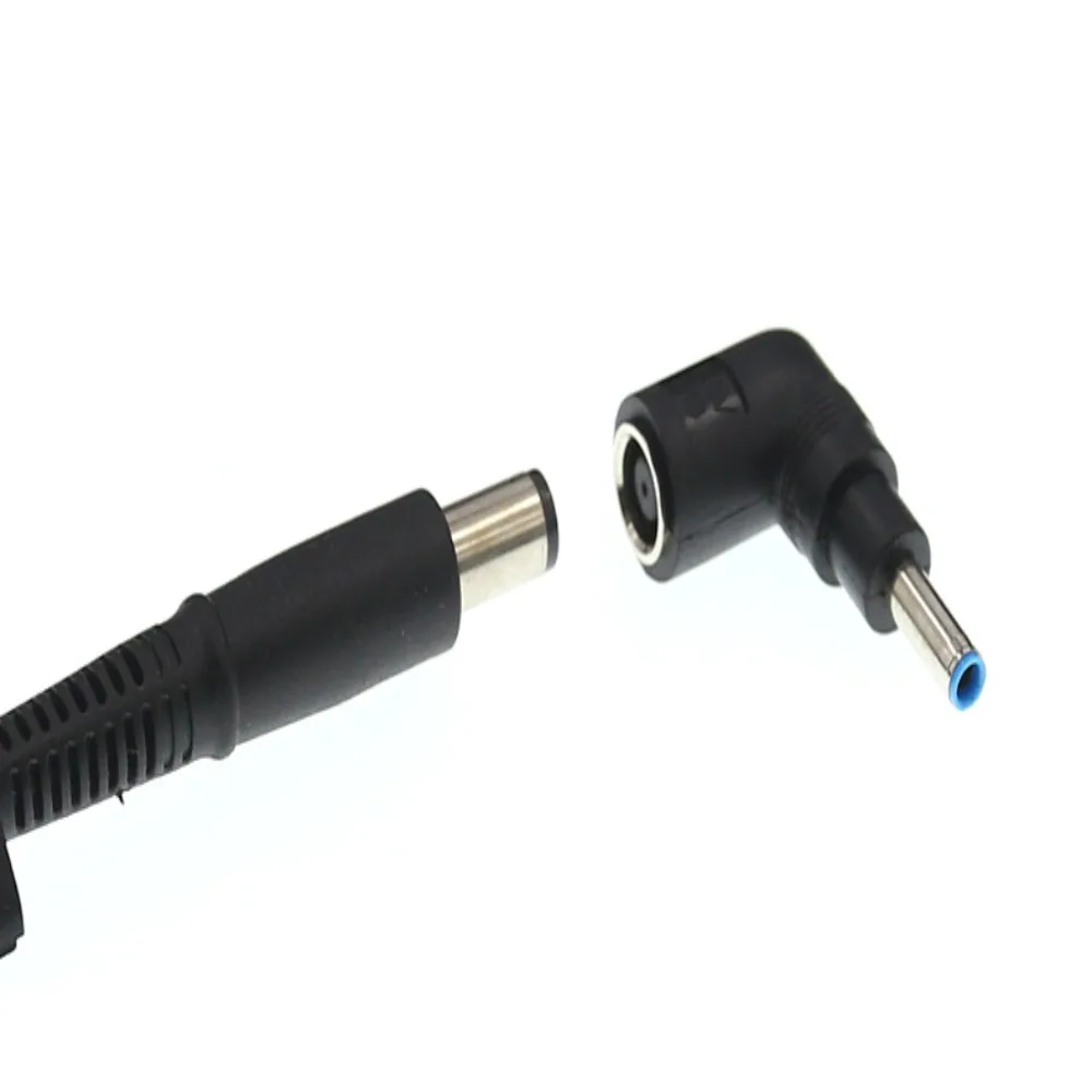 

Прямоугольный разъем от 7,4*5,0 мм до 4,5*3,0 мм зарядное устройство постоянного тока для адаптера ноутбука с медным сердечником с синими наконечниками