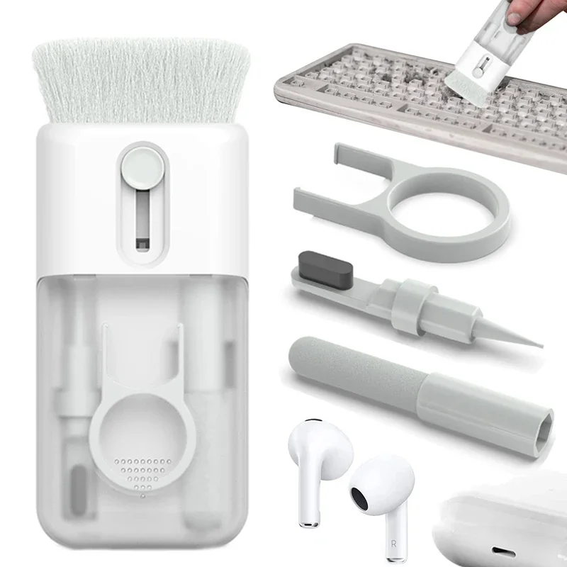 6 In 1 Cleaner Brush Kit for Earphone Phone Tablet Laptop Keyboard Screen Cleaning for Airpod Pro