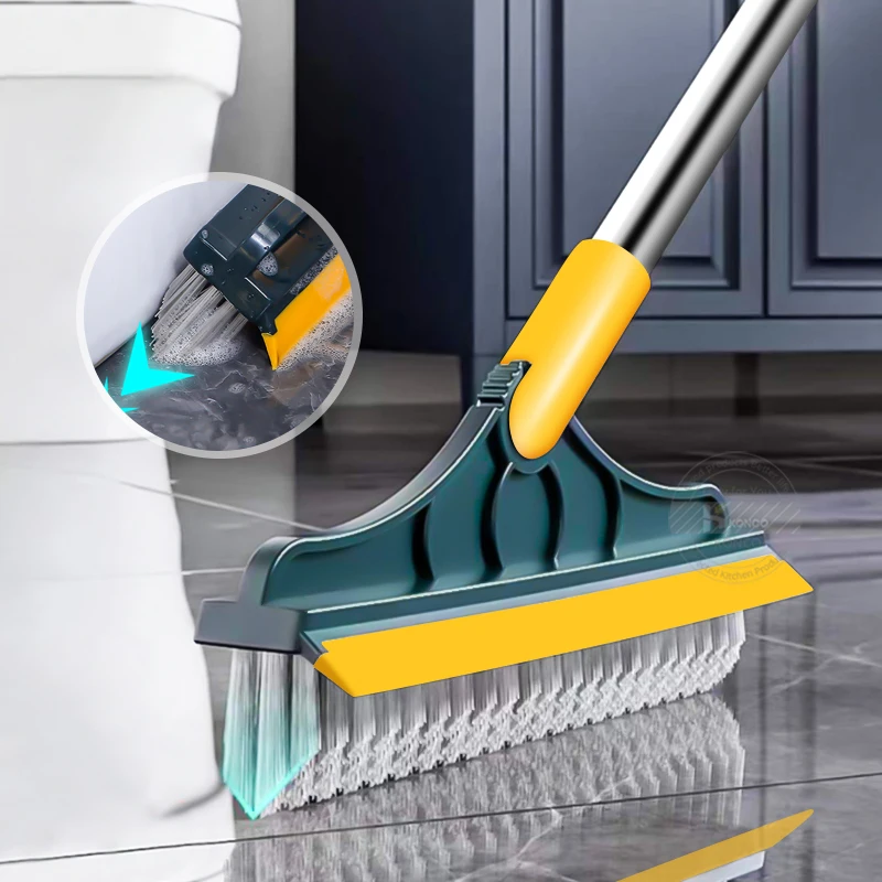 Épurateur de carreaux muraux Brosse de nettoyage de balai de plancher à  balai avec poignée extensible Douche