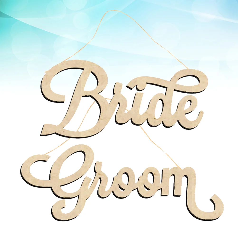 

2pcs Wooden Hanging Vintage Decor Hollow-out Prime Letter Design Hanging Vintage Decoration Ornament for Home Living