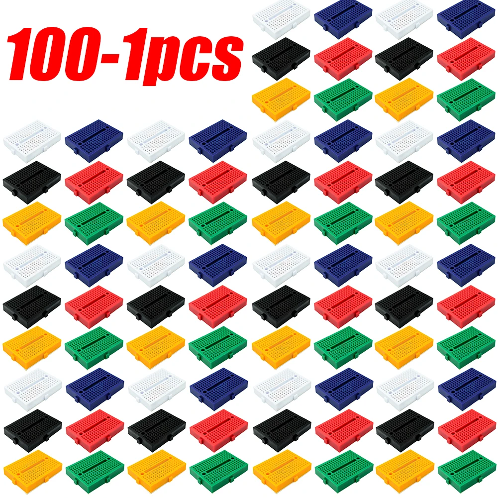 SYB-170 미니 솔더리스 프로토타입 브레드보드 170 홀 솔더리스 브레드보드..