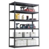 6 Tier Heavy Duty Metal Storage Shelves Storage Shelves for Basements Garages and Kitchen 84"H*55.1"W*23.6"D 1