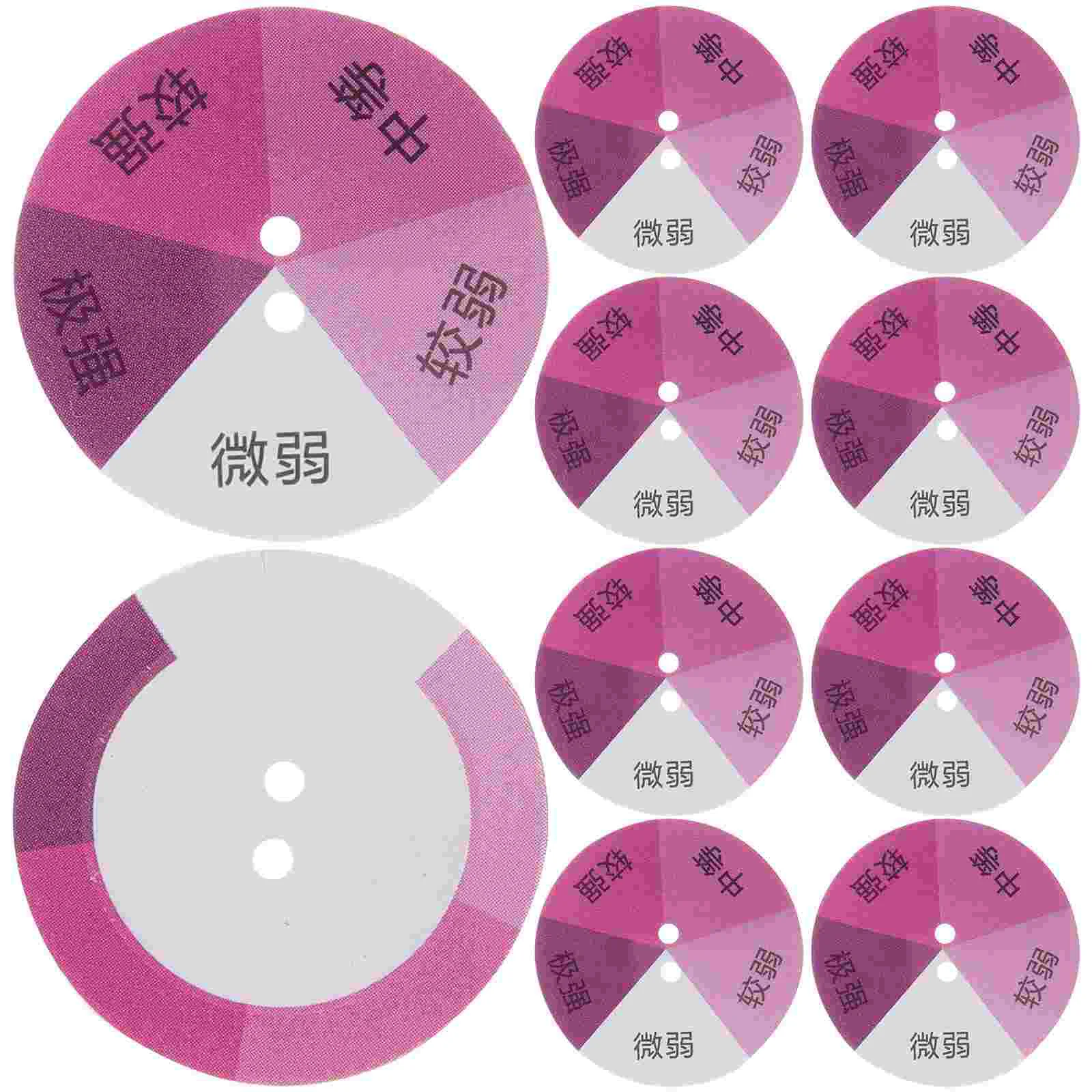 

20pcs UV Testing Cards UV Discoloration Cards UV Photosensitivity Test Cards