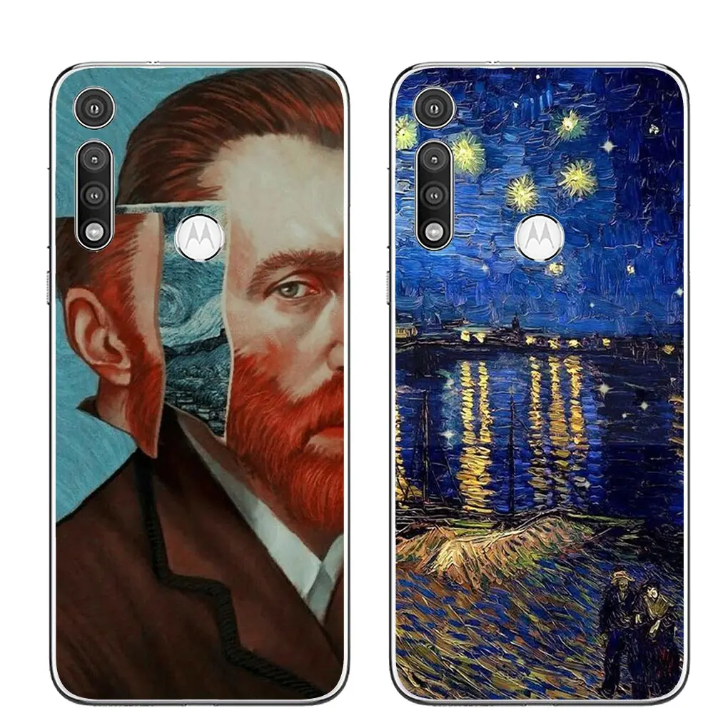Van Gogh Sunflower Art Soft Phone Case Cover