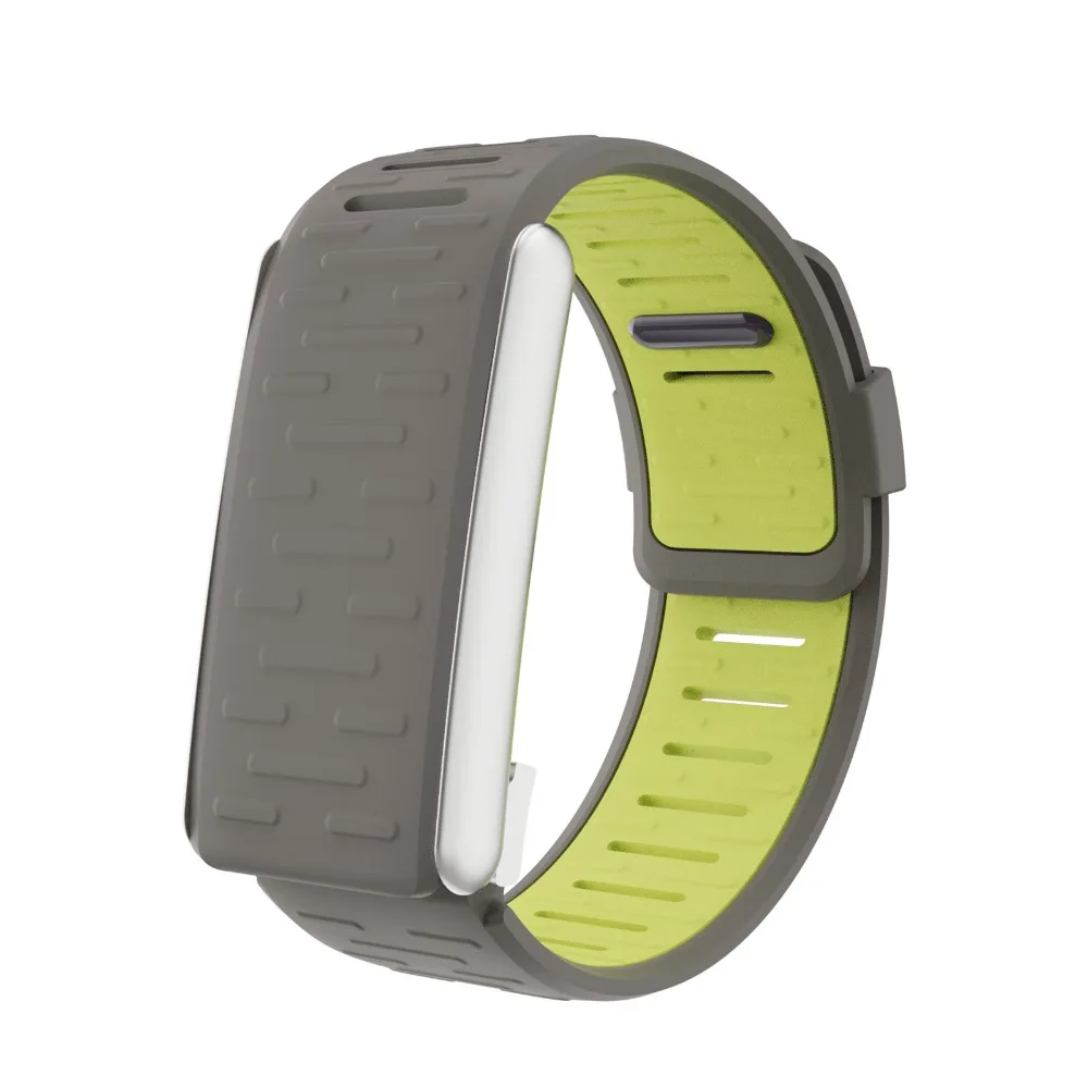 Breathable Silicone Sports Wristband - Adjustable Fitness Tracker Strap