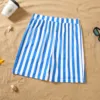 Family Swimsuit Mother Daughter Swimwear Father Son Swim Shorts 2023 Summer Striped Mom And Daughter Bikini Suit Matching Outfit 6