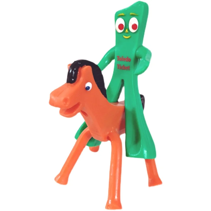 Classic American Retro Gumby Toy Figure een Little Guy Wire Doll Loose Sto Cartoon Sle Collectible Action Figure