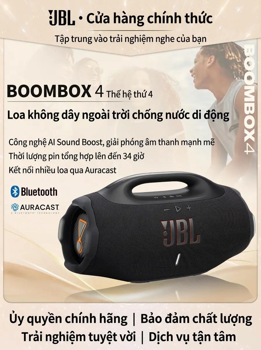 JBL | Loa Bluetooth Ngoài Trời Kháng Nước Chống Bụi Âm Lượng Cao Di Động