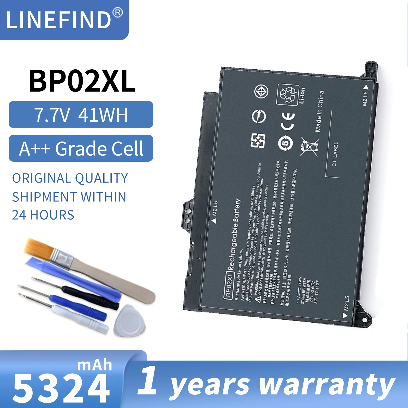 Batteria sostitutiva per HP 849909-850 HSTNN-UB7B BP02XL HSTNN-LB7H