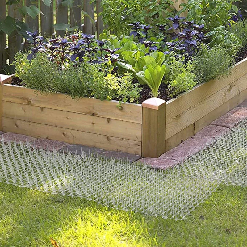 Cat Scat Mat with Spikes Prickle Strips Anti-Cat Pest Repellent Spike Deterrent Mat for Outdoor Garden Gatos Pet Accessorie