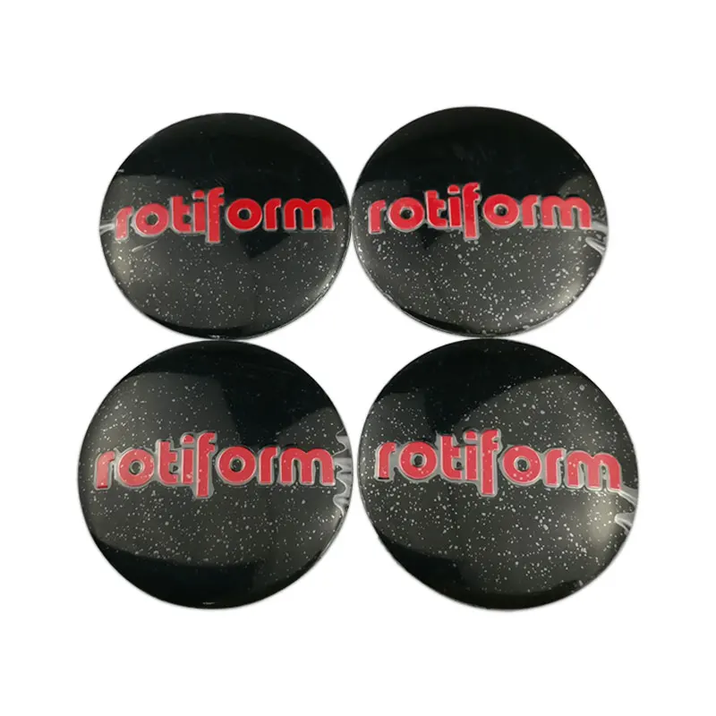 56mm Alloy Car Wheel Center Emblem Hub Caps Stickers for