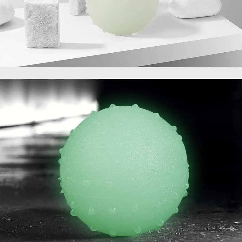 Durable glowing pet balls, bite-resistant rubber toys, interactive puppy supplies 5