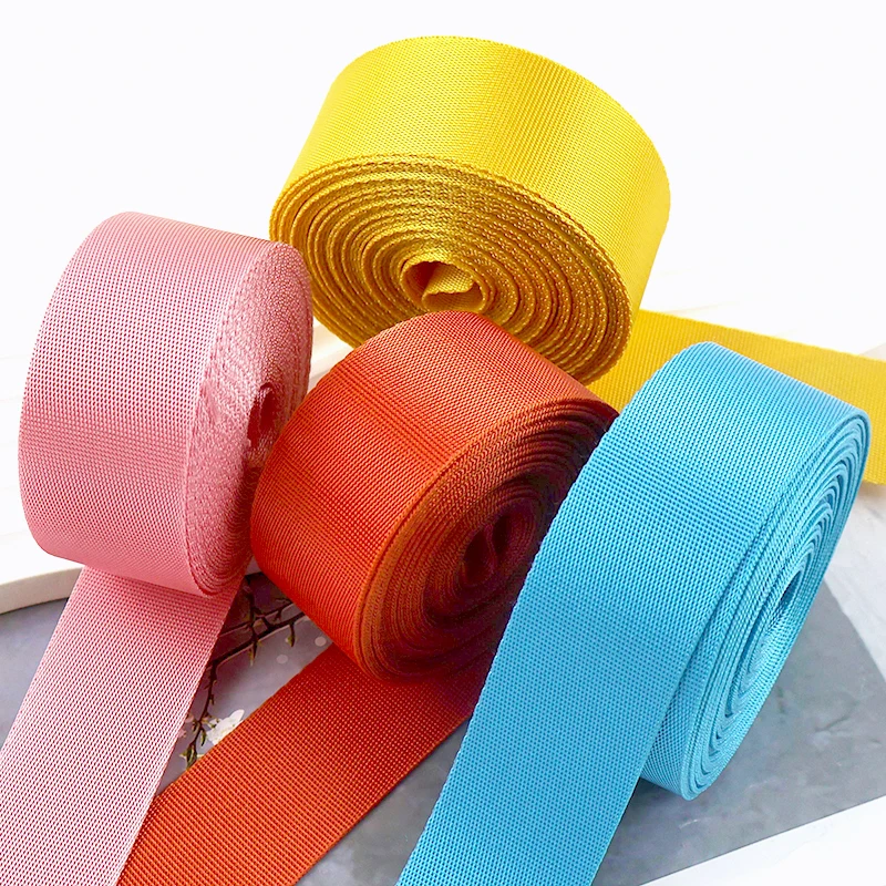 Versatile Nylon Webbing Strap - Decorative Ribbon for Crafting and Accessories