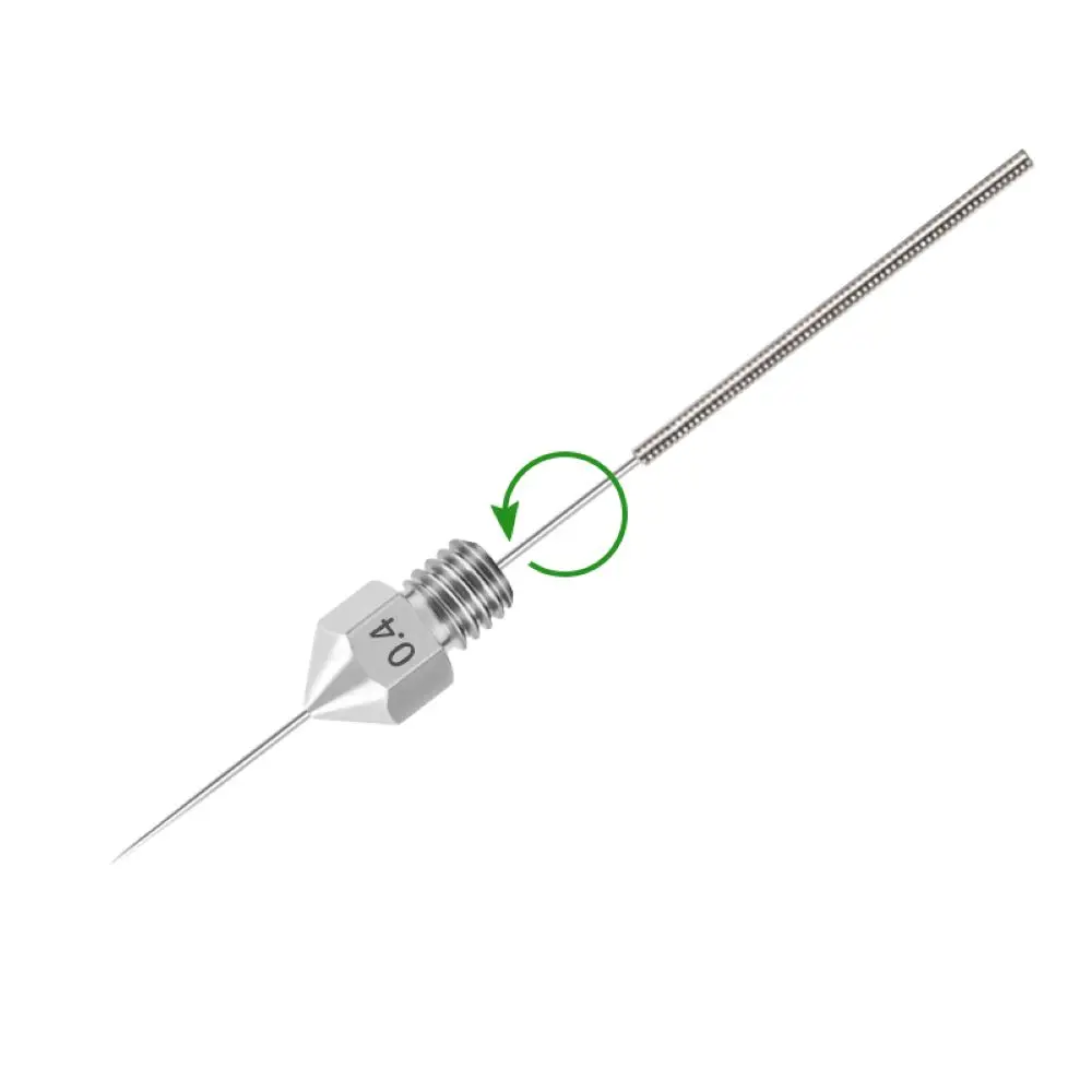 3D Printer Nozzle Cleaning Kit 0.15/0.2/0.25/0.3/0.35/0.4/0.5/0.6/0.8/1.0mm Stainless Steel Nozzle Cleaning Needles Cleaner