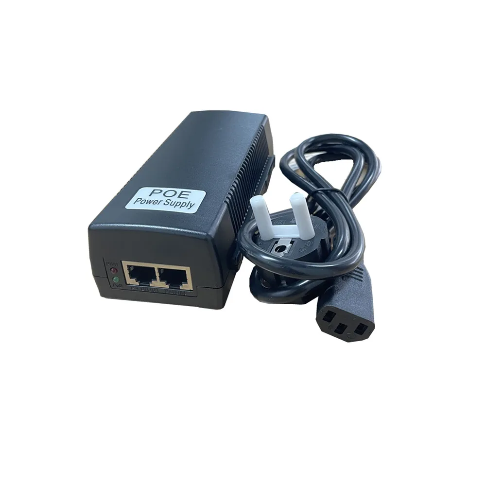 Plexda PoE 인젝터 10/100/1000M 60W 네트워크 이더넷 전원 공급 인젝터 IP 카메라 무선 액세스 포인트 VoIP 전화용