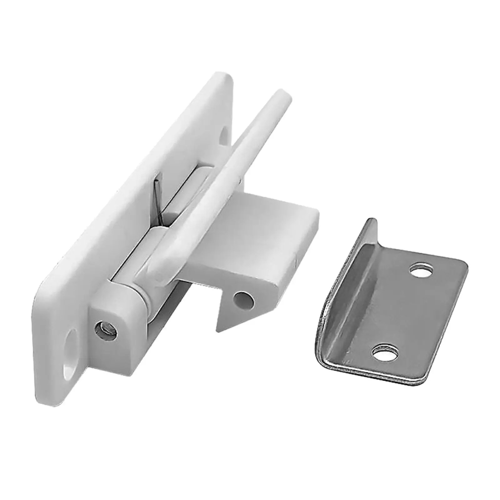 RV Cabinet Latches Hardware Modification Lock Furniture Drawer Retainer Catch for Home Camper Bathroom Kitchen Office