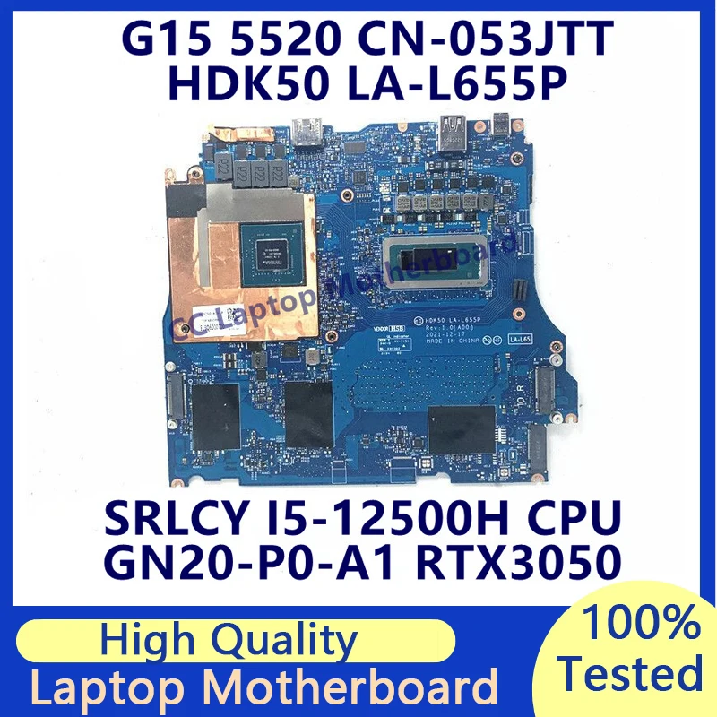 

Материнская плата для ноутбука DELL G15 5520 с SRLCY I5-12500H