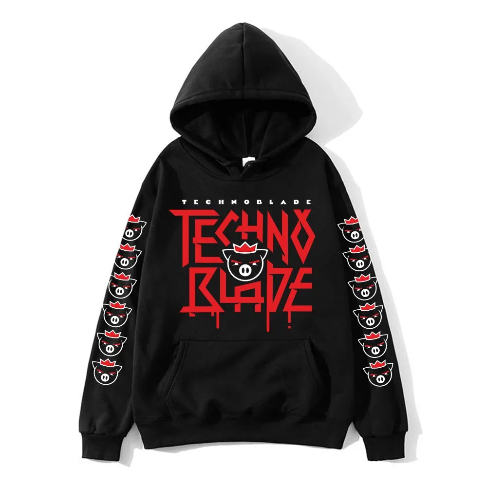 

Dream SMP Game Hoodie Girls Clothing Technoblade Merch Funny Graphic Sweatshirt Unisex Kawaii Cartoon Kids Tops Boys Hoodies