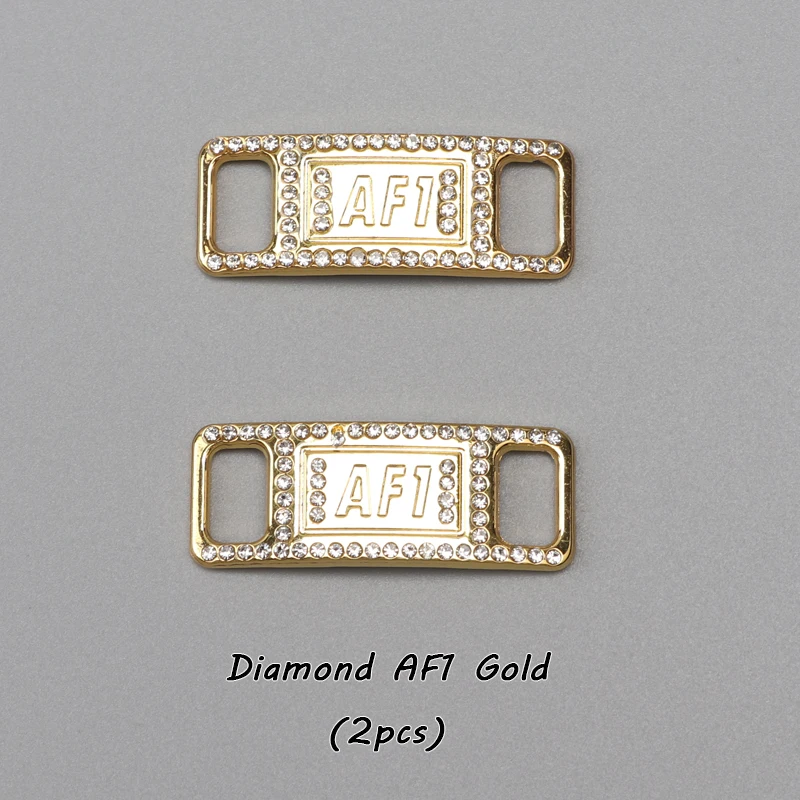 Luxury Rhinestone Shoe Charm Accessories - Metal Buckle and Lock