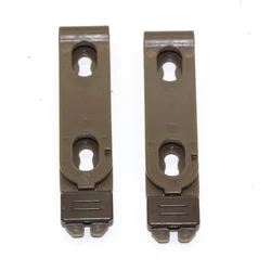 Molle Quick Disconnect Gun Holster Adapter with 360 - Degree Rotation Platform (D tan)