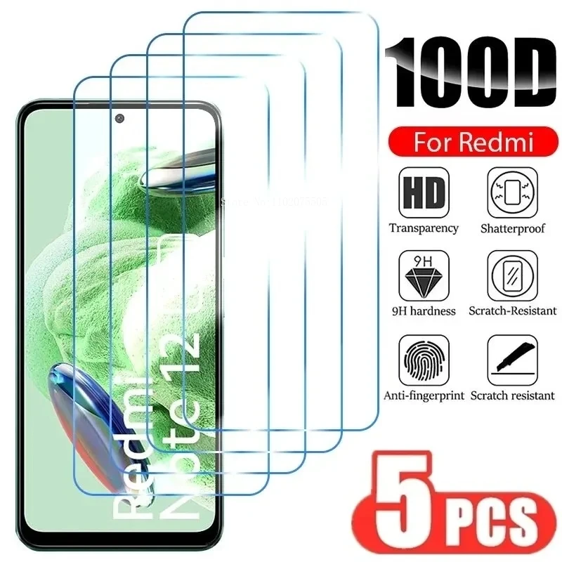 

Защитное стекло HD для Xiaomi Redmi Note 9/10/11/12/13 Pro/10S/11S, пленка из закаленного стекла для POCO X3 Pro, X4, X5, X6, F3, F4, F5, 5 шт.
