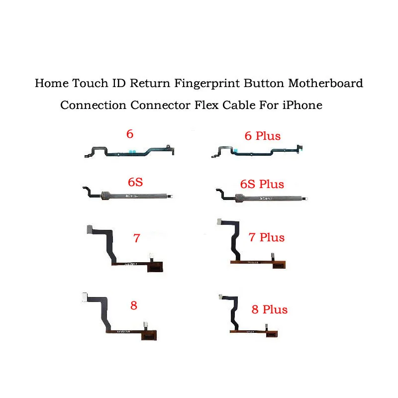 10pcs Home Touch Id Return Fingerprint Button Mainboard Motherboard