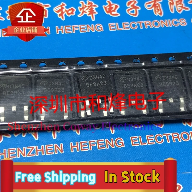 

10PCS-30PCS D3N40 AOD3N40 TO-252 400V 2.6A In Stock Fast Shipping