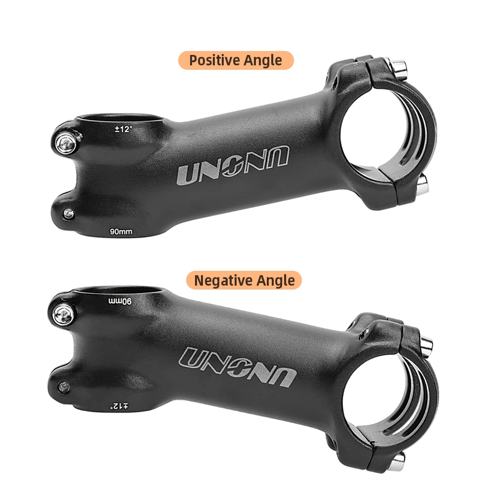 UNO-Fahrradlenkervorbau, Road Mountain und Gravel, Power Parts Riser, 12 Grad, 60–110 mm, 31,8 x 28,6 mm Aluminiumlegierung – Detail 3