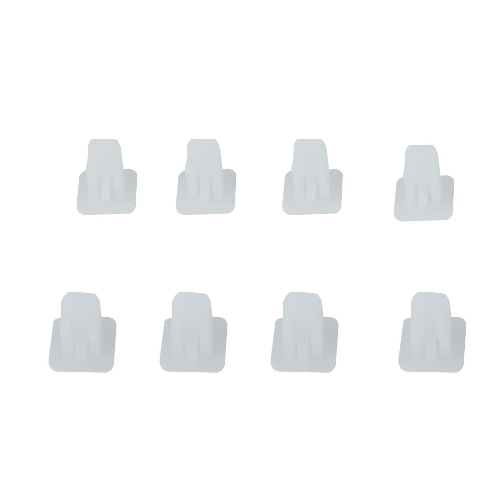 

Assortment White Plastic 50pcs Square Fasteners Car Door Kit Set Fender Trim Rivet Retainer Replaces Durable Clips
