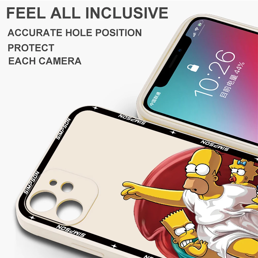 The Simpsons Soft Cover Cute Phone Case