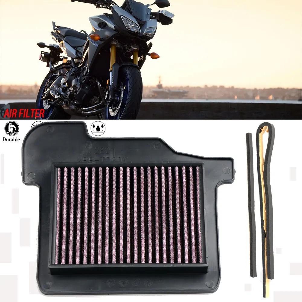 

For YAMAHA MT09 Tracer FZ09 FJ09 XSR900 XSR 900 MT/FZ/FJ 09 FZ-09/MT-09 Motorcycle Air Filter Intake Cleaner Replacement Parts