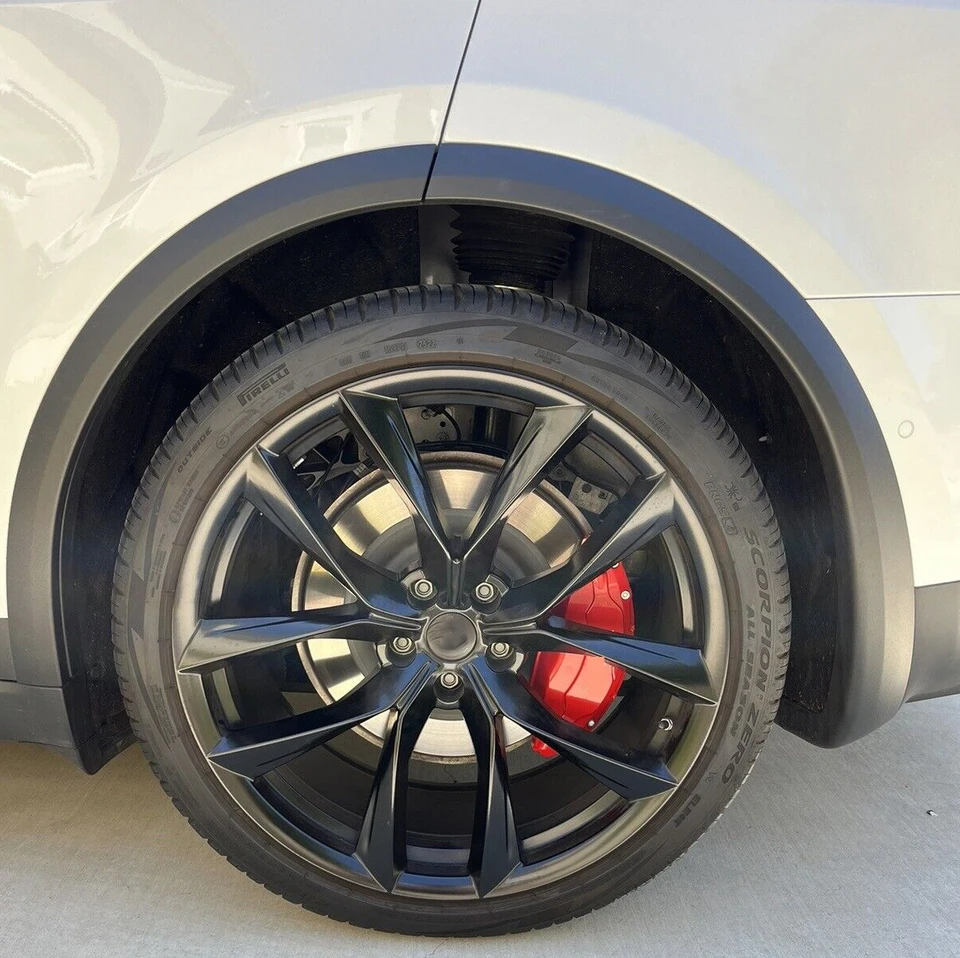 Personnalisation Tesla Couvercle Étrier Frein Tesla Model Y ZENCIX - Rouge 19-20 Pouces Accessoires Roues 20 Pouces - 14