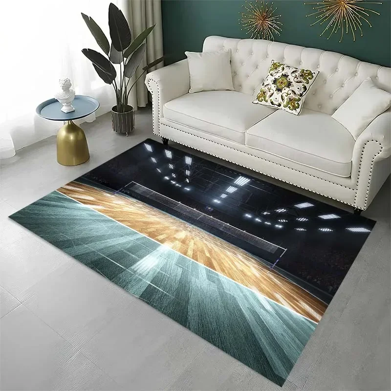 Basketball pattern carpet home decor living room bedroom carpet kitchen balcony non-slip mat bathroom accessories birthday gift
