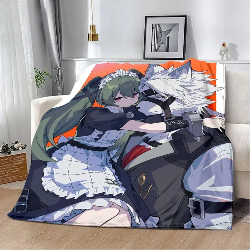 Zenless Zone Zero ZZZERO ZZZ Nicole Printed Blanket Picnic Blankets Warm Blanket Soft and Comfortable Home Travel Birthday Gift 4