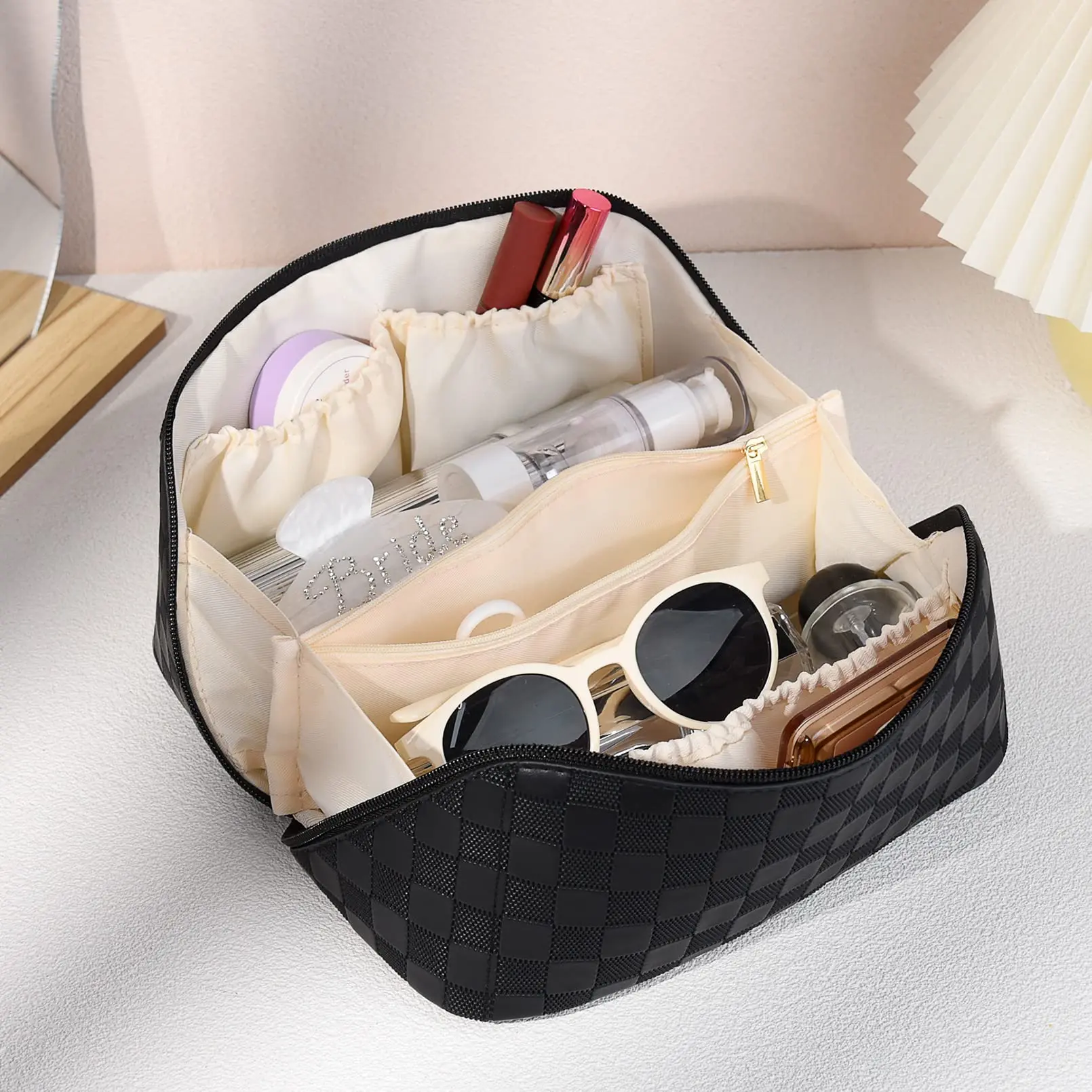 LFMAKE Toiletry Bag for Women 3PCS/Set Multifunctional Women's Cosmetic  Bags Travel Organizer Makeup Case - AliExpress