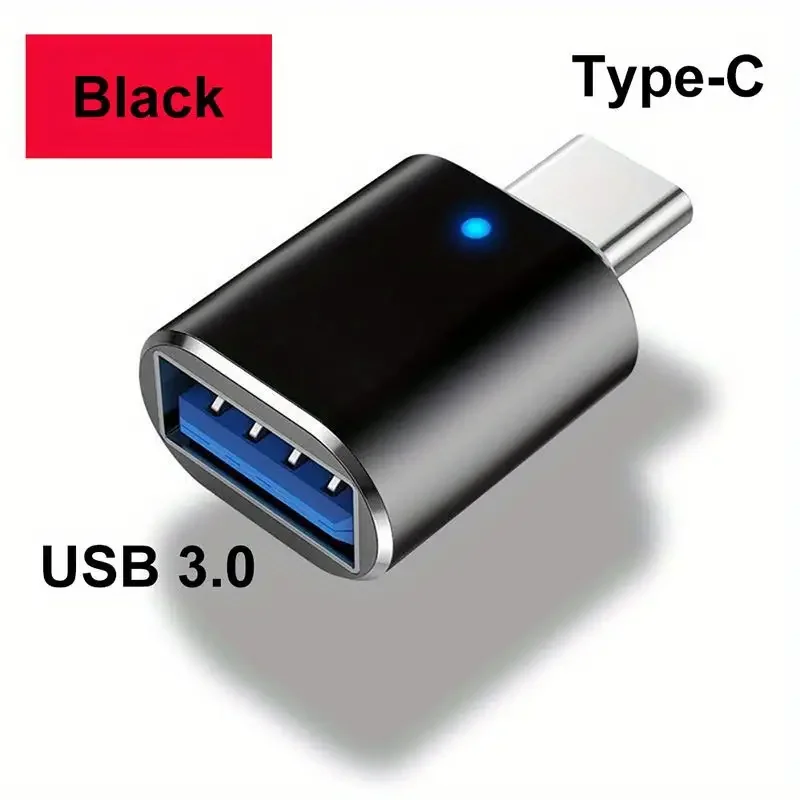 USB C-USB 어댑터, USB C Male-USB 3.0 Female 어댑터 OTG 변환기 MacBook Pro 2019/2018/2017 등과 호환 가능