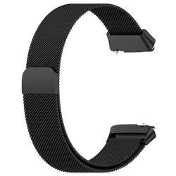 Magnetic Loop Stainless Steel Fashion Strap for Redmi Watch 3 youth (Black)