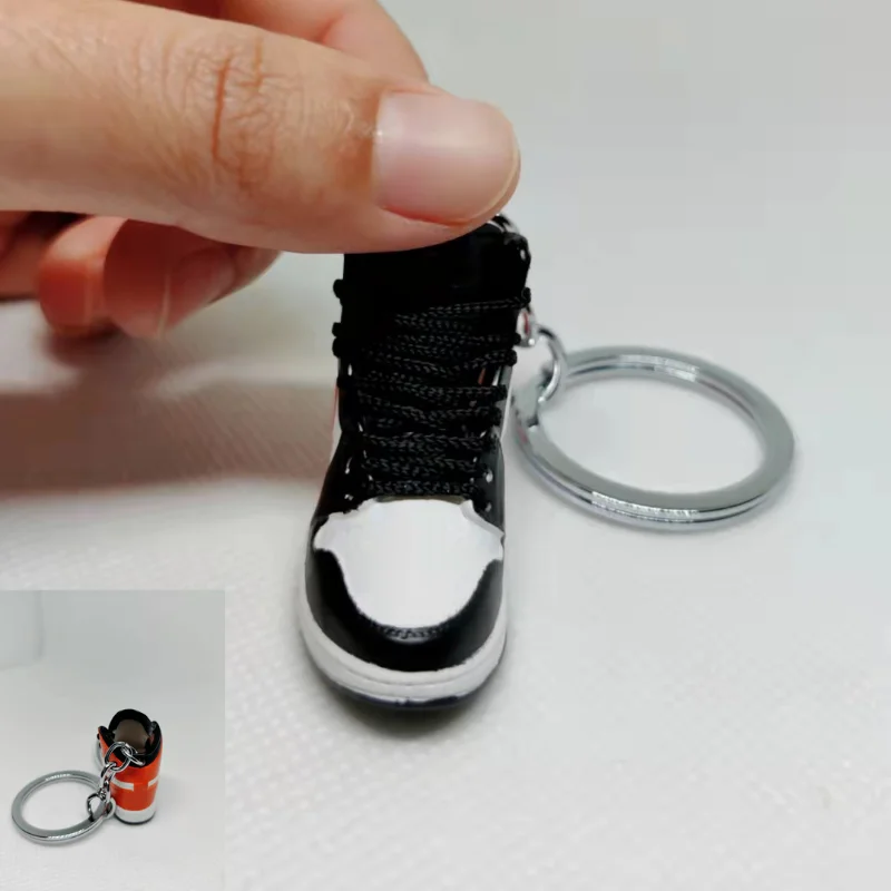 5CM Creative 3D Mini Winged Basketball Shoes Three-dimensional Model Keychain Sports Shoe Lovers Souvenir Keyring 2022 Year Gift best halloween costumes Cosplay Costumes