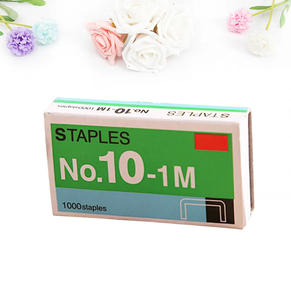 10박스 데스크탑 스테이플러 스테인리스 스틸, 정밀한 허용오차로 부드러운 편과이를 이루는 다중 용지용 핸드 스테이플러 스테이플