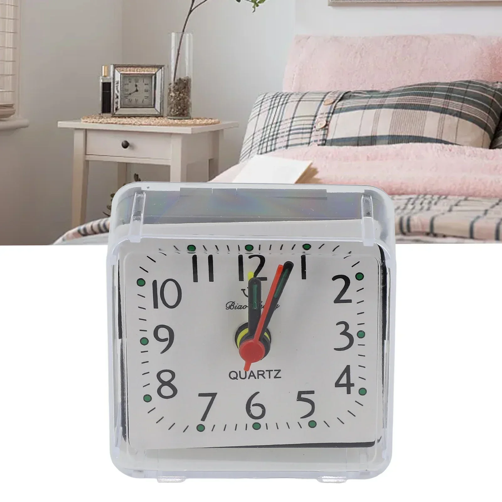 Bedside Small Alarm Clock Wake Up With Beeping Sound Bedside 