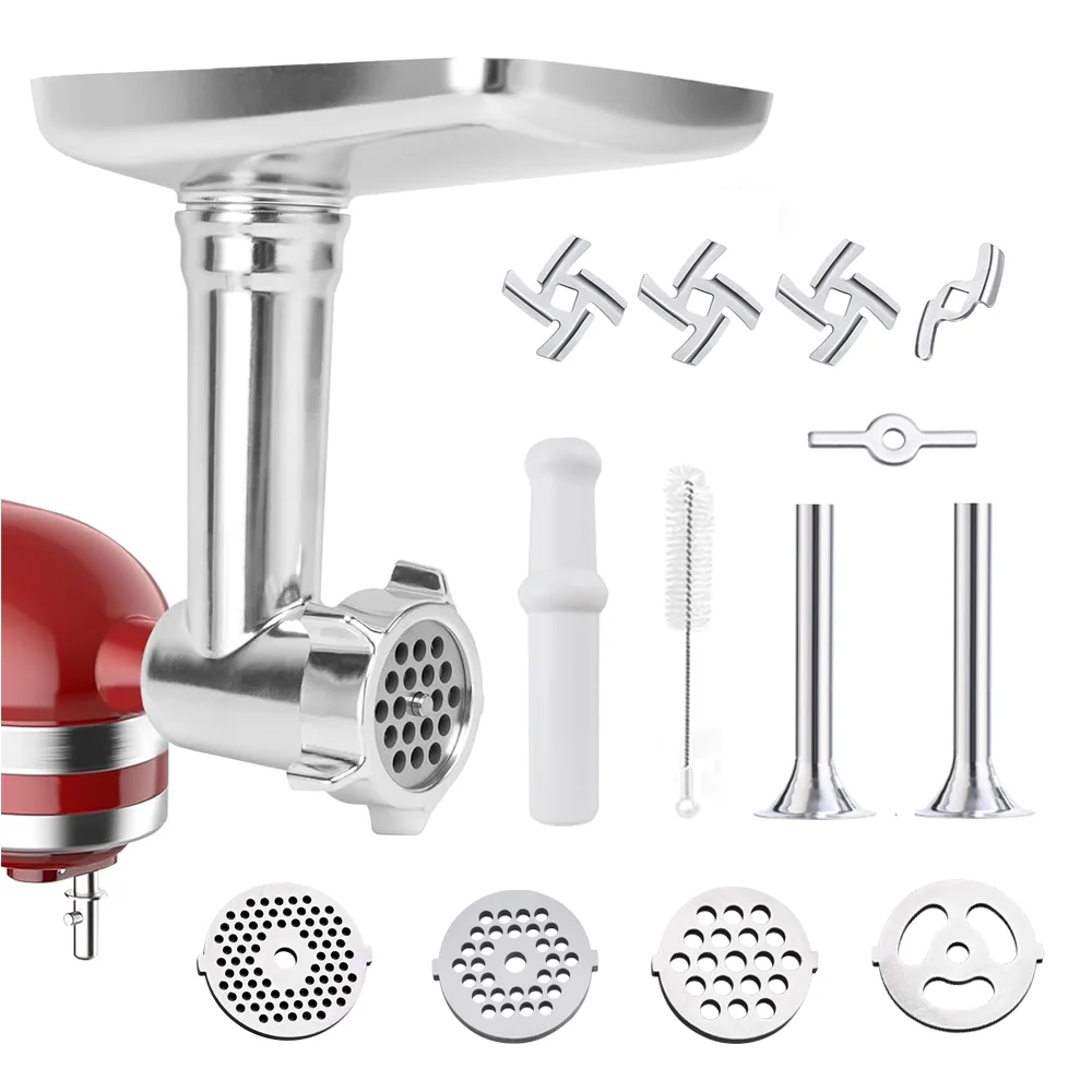 KitchenAid フードグラインダー 付属品付き Amazon | KitchenAidスタンドミキサー用金属製フード