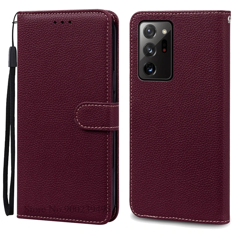 Leather Flip Wallet Case - Stylish Protection & Storage