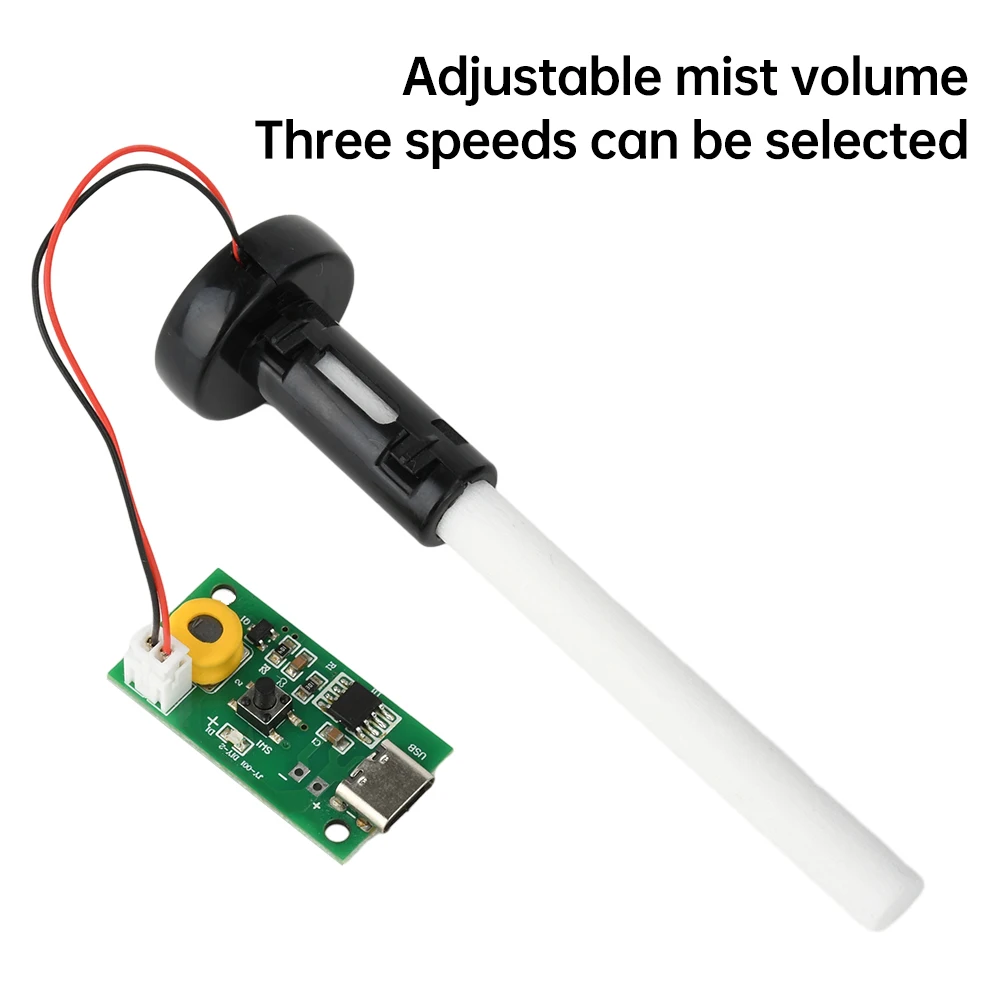 USB 미니 가습기 DIY 키트, 미스트 메이커 및 드라이버 회로 기판, 초음파 분무 제어 보드, C 타입 인터페이스