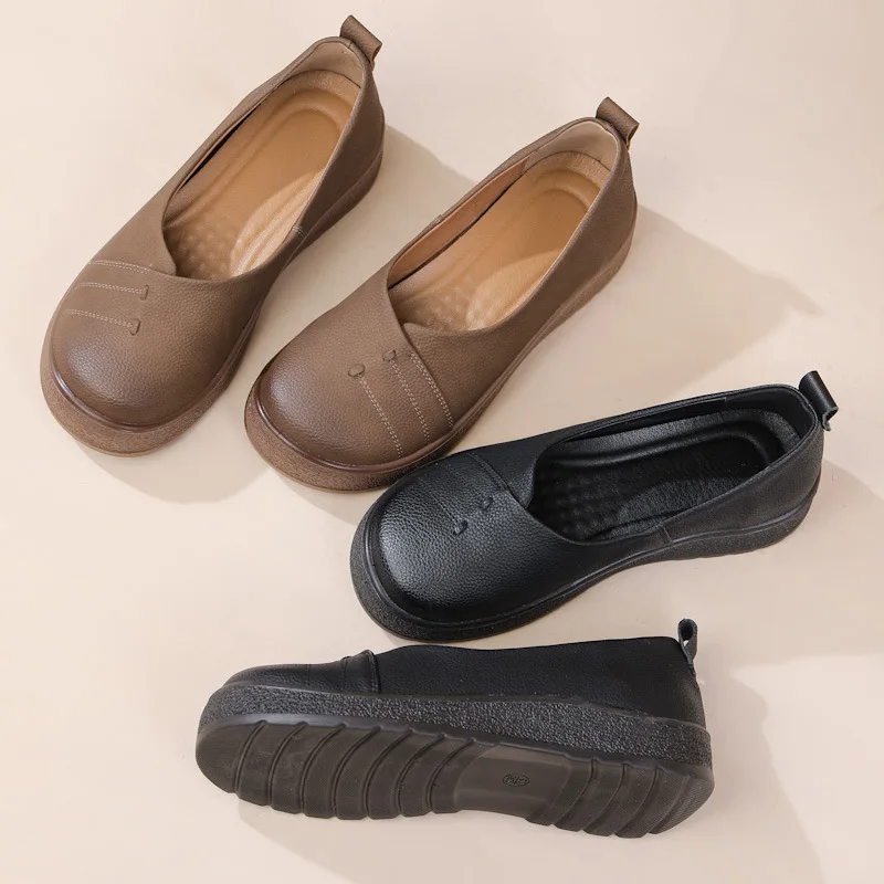 Retro Platform Loafers Women 2