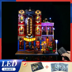 RC LED Light Kit For LEGO 10312 Jazz Club & Pizzeria Building Blocks Brick Toy（Only LED Light，Without Blocks Model)