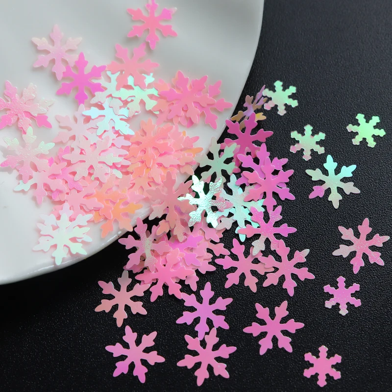 Christmas Sequins Resin Filling Epoxy Resin Mold Winter Snowflake Star  Flake Decoration Resin Fillers Diy Crafts Jewelry Making