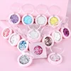 Cheapest Face Eye Highlight Powder Eyeshadow Palette Shining Sequins Pentagram Moon Diamond Fragment Eye Shadow TSLM1 4