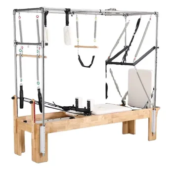 Attrezzatura per riparatore di pilates domestico in legno Pilates portatile riparatore elevato Yoga Body Esercizio Palestra Yoga Stduio Commerciale