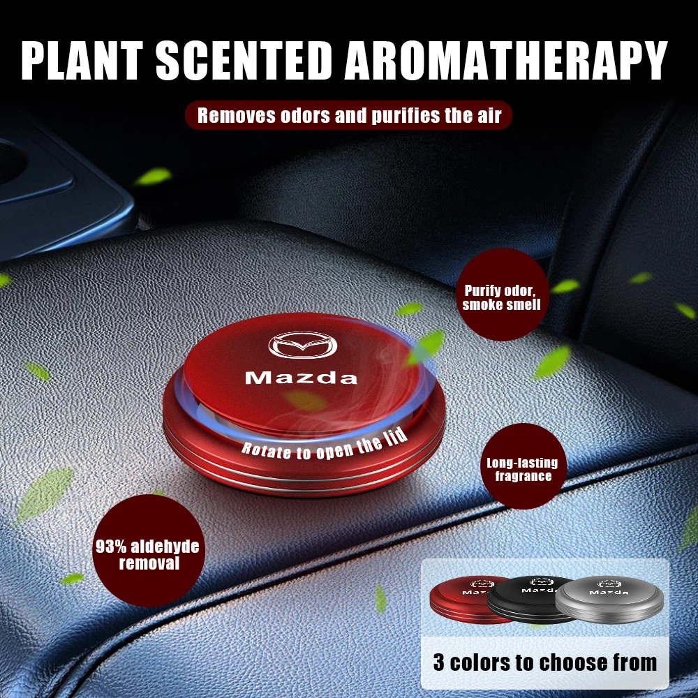 Car Air Freshener Car Aromatherapy Auto Interior Air Freshener Accessories For Mazda 2 3 5 6 7 CX5 MX5 RX8 Axela Demio CX9 GH CX30 CX-3 Demio MS