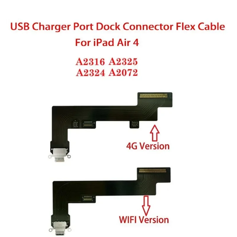 

Гибкий кабель для зарядного порта для IPad Air 4 A2316 A2324 A2325 A2072, USB-порт зарядного устройства, док-разъем, розетка